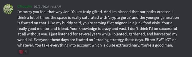 Member success story 1 - verified trading results