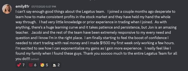 Member success story 3 - verified trading results